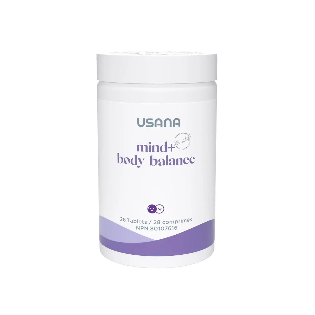 Official packaging for Mind+Body Balance.