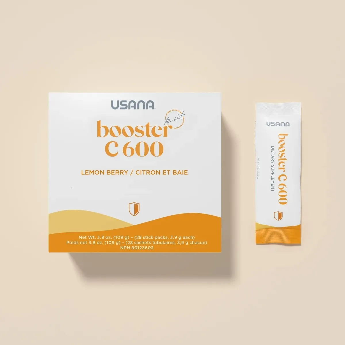 Official packaging for Booster C 600.