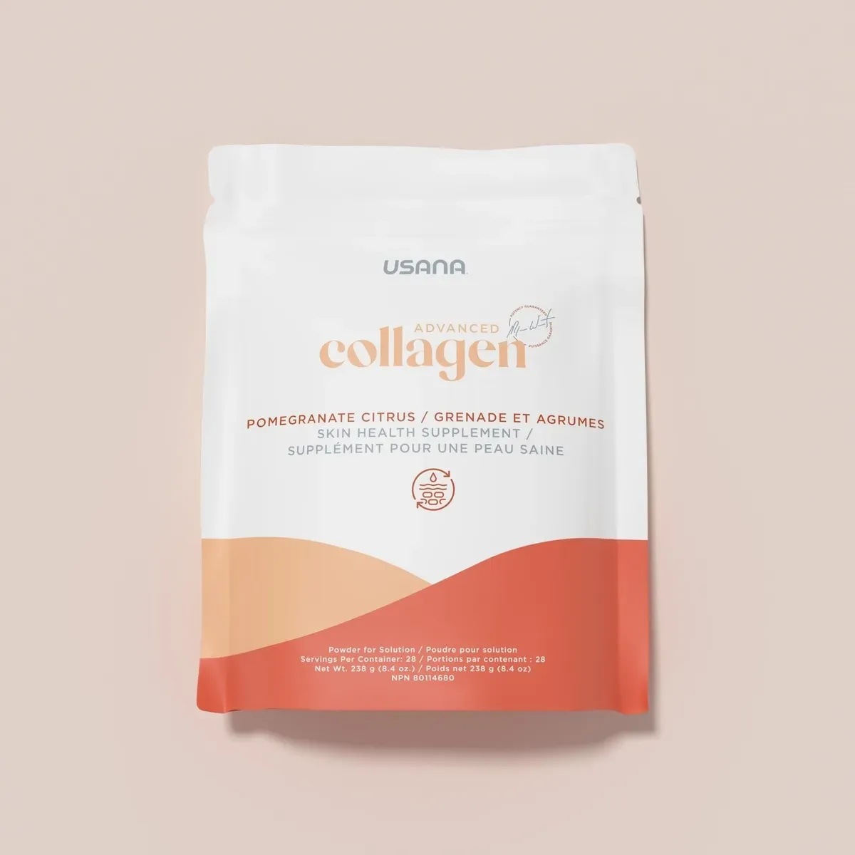 Official packaging for Advanced Collagen.