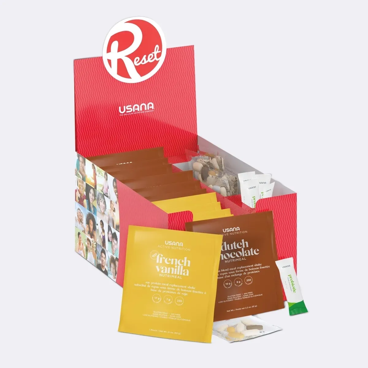 Official packaging for 5-Day RESET Weight-Management Kit.