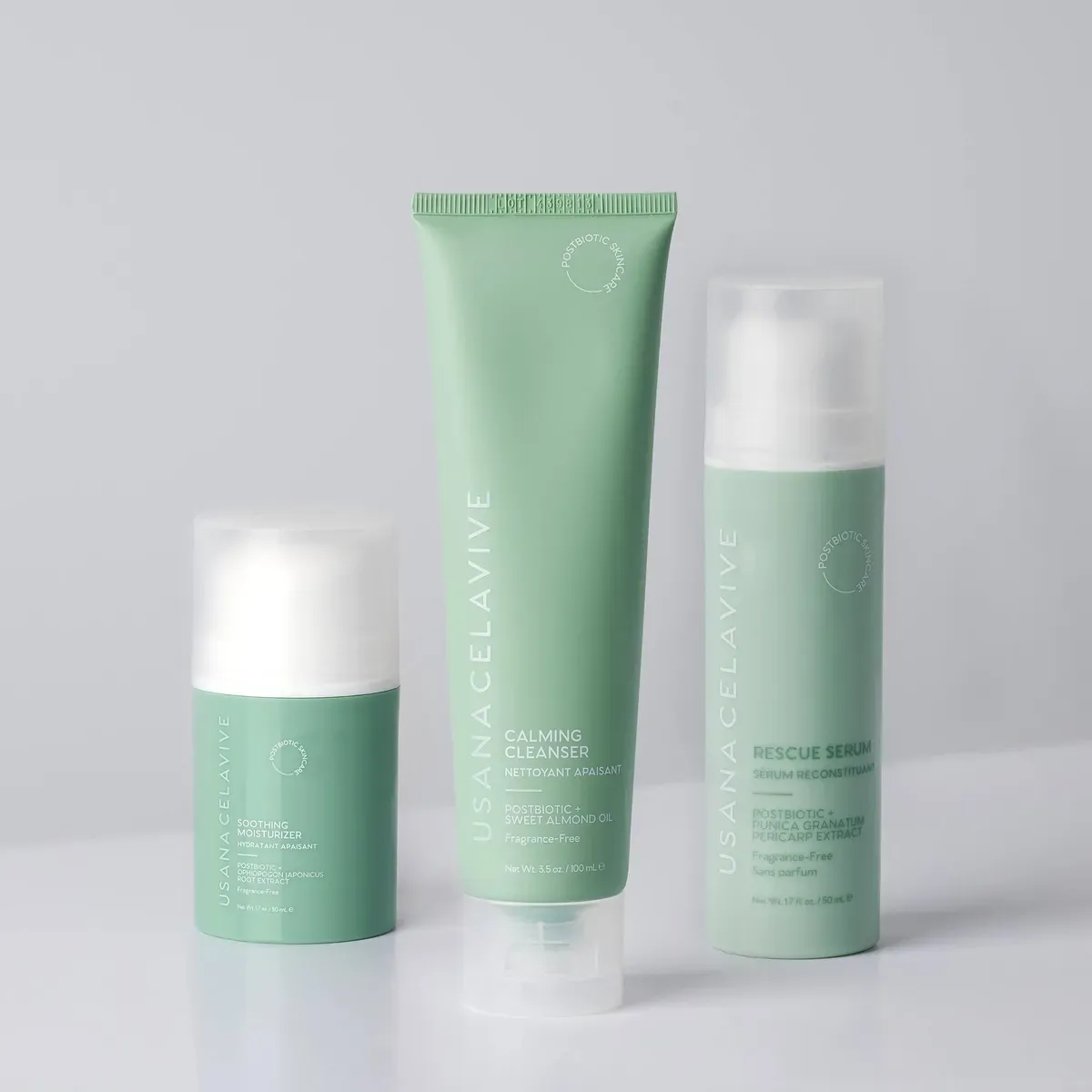 Official packaging for Postbiotic Skincare Regimen Pack.